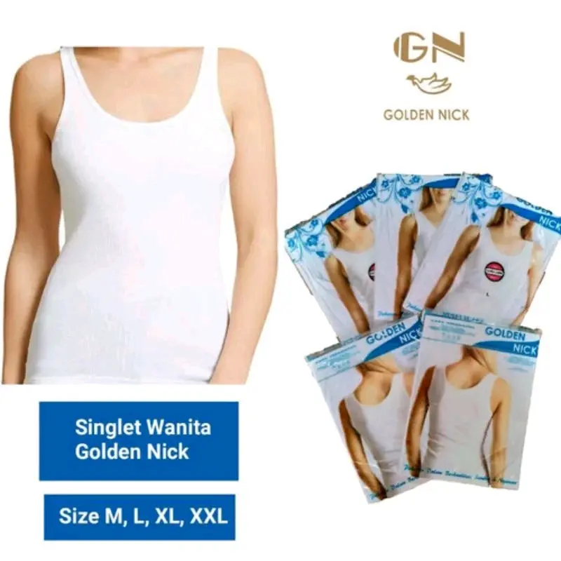 Singlet/Tanktop Wanita Golden nick AT48