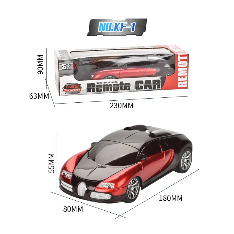Electric remote control sports car toy for high-speed drift racing car model,1:22 High simulation toy Bugatti Veyron car model collection and display,Fall-resistant and crash-resistant,Racing toy gifts for kids Baterai Anak Mainan Mobil Balap Hadiah 3