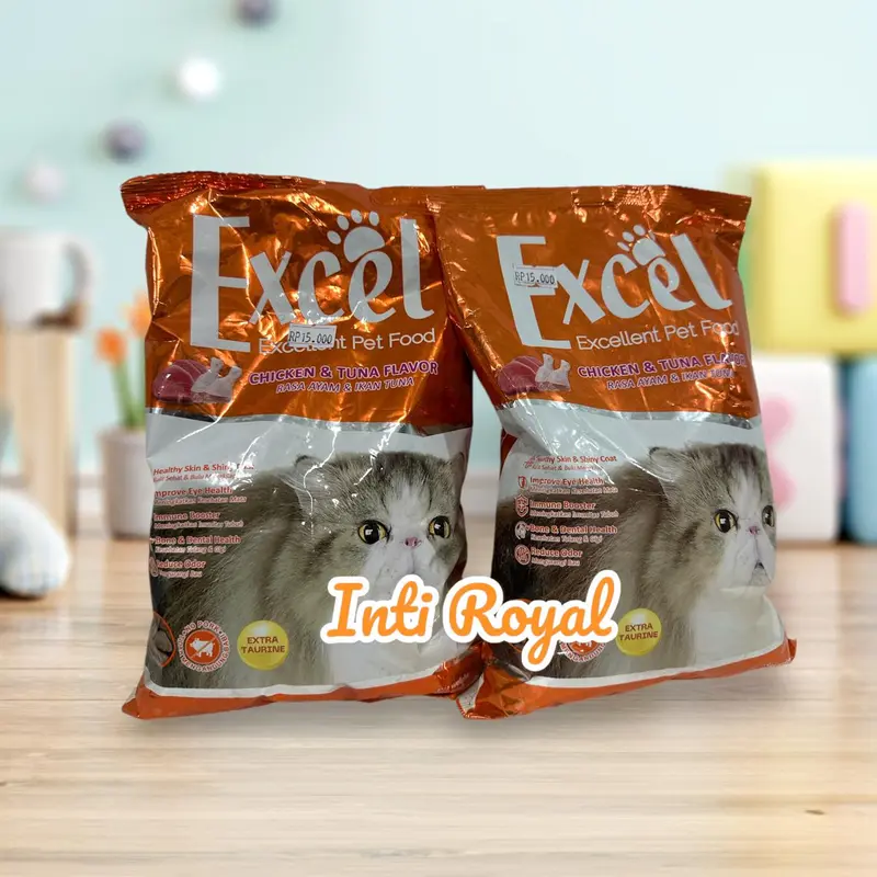 EXCEL 500 gram Makanan Kucing Rasa Ayam Tuna - Makanan Kucing Berkualitas Tinggi 2