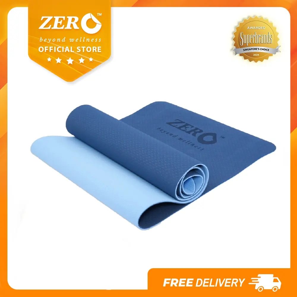 Zero Healthcare Yoga Mat 6mm Premium Essential TPE