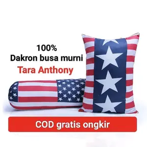Bantal/Guling Dakron Busa Korea Empuk dan Nyaman untuk Dewasa - Ukuran 45x60 dan 32x80 - Bed