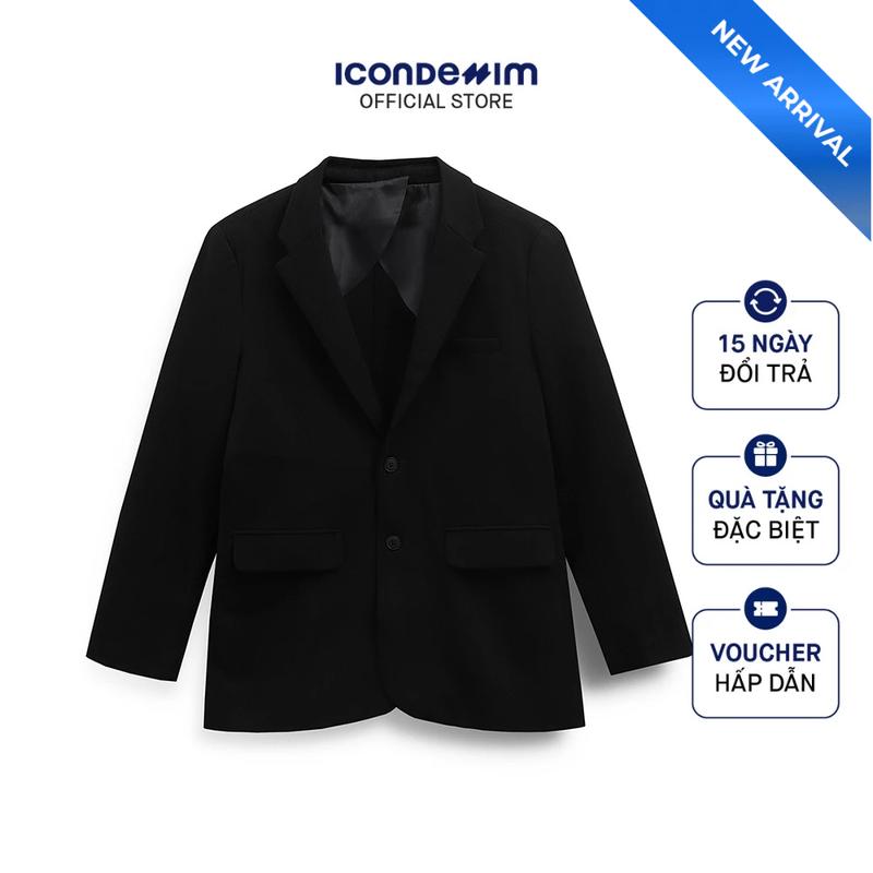  Áo Blazer Nam ICONDENIM Versa Regular Vải Twill Form Regular AVID0007 