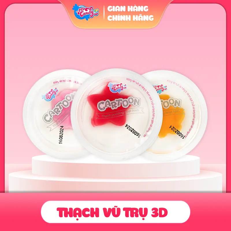 COMBO THẠCH TAM VŨ (01 Thạch Tam Giác Vị Hoa Quả Bạn Phú + 01 Thạch Vũ Trụ 3D), Siêu Ưu Đãi, Thạch Ngon Cho Cả Gia Đình 2