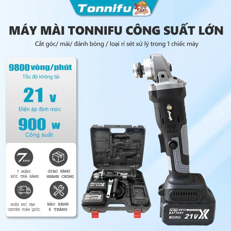  Máy mài pin cầm tay Tonnifu Máy cắt Không Chổi Than Chân Pin Phổ Thông Dây Đồng máy mài góc chuyên nghiệp máy  mài máy  mài may  cat máy  cắt 1005 