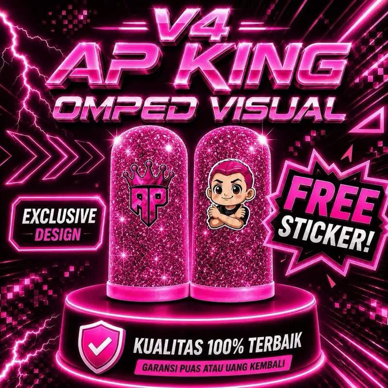 Sarung Jempol ApeKing V4 X Omped Free Stiker Dan Free Sensivity Super Responsif