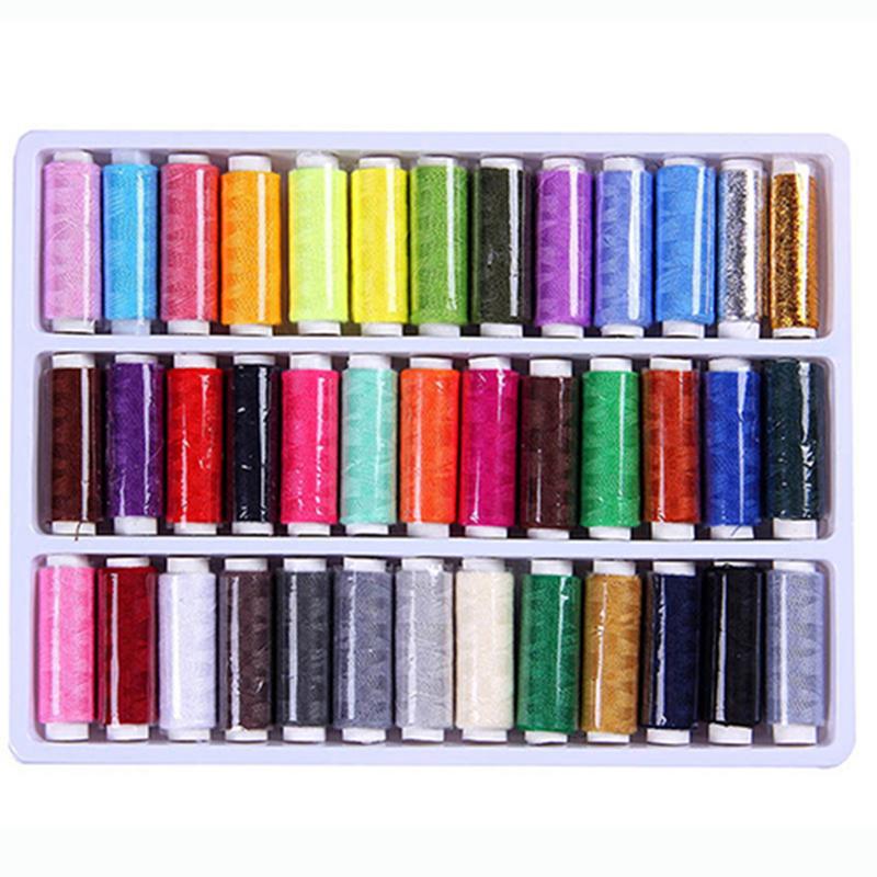 YO- 39Pcs Colorful Thread Multi-color Thread Sewing Mixed Colors ...