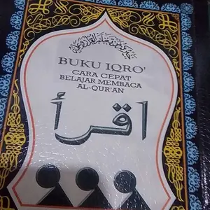 Buku IQRO Besar / IQRO Bandel Besar Jilid 1-6 Cara Cepat Belajar Membaca Al Quran (ORIGINAL)