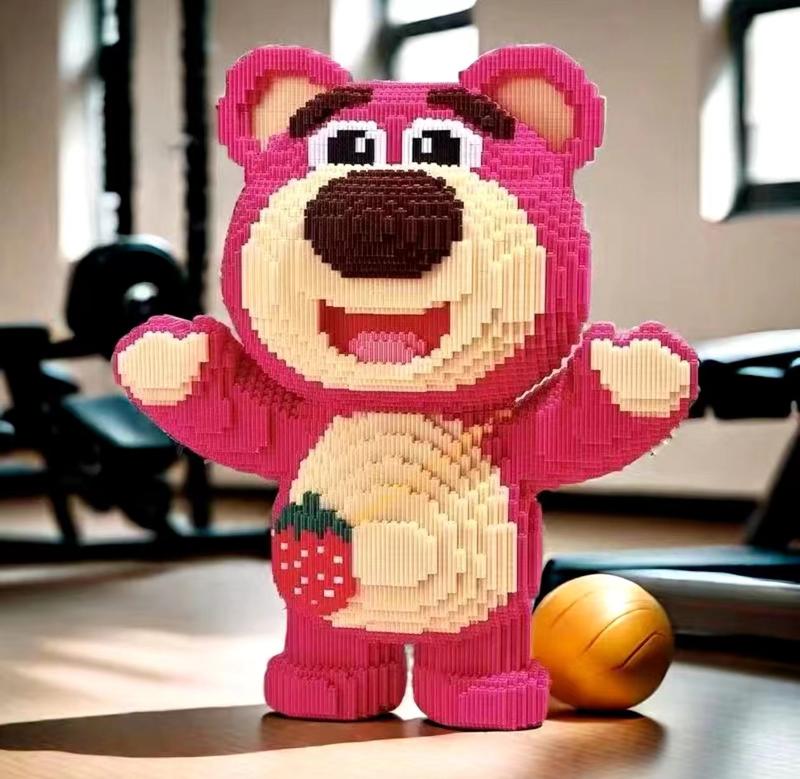 Product Introduction of DIY Disni Lotso building blocks / Assembly Bricks toy Group/family entertainment/kids toys/gifts 3