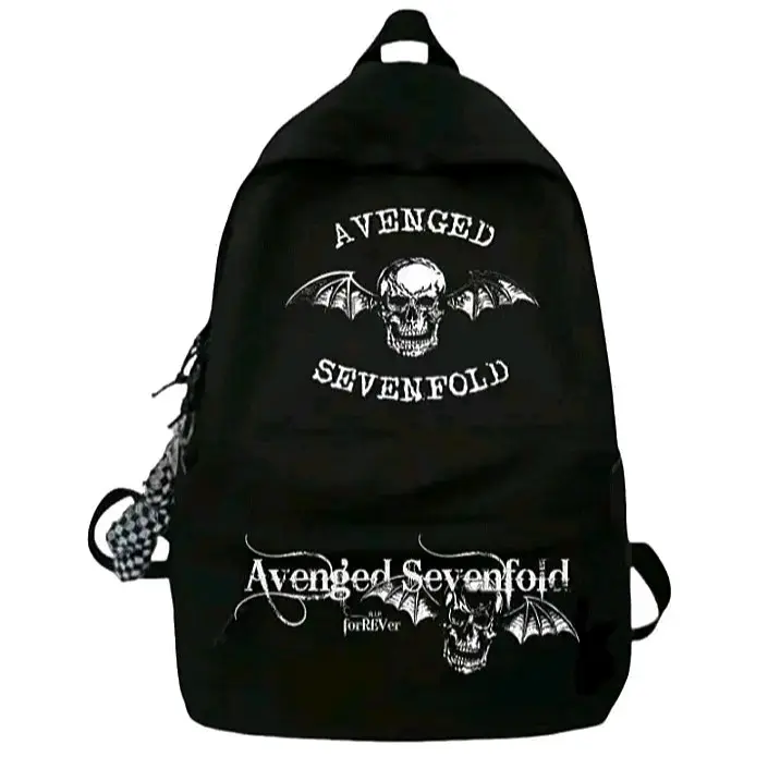 Zafran Bags-Tas Sekolah Ransel Pria Wanita Distro Tas Ransel Karakter Leptop Backpack Smp Hitam Laptop