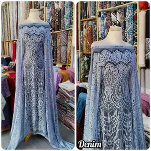 Kain Kebaya Semi Francis Bahan kebaya brukat prancis panjang 2,5 meter