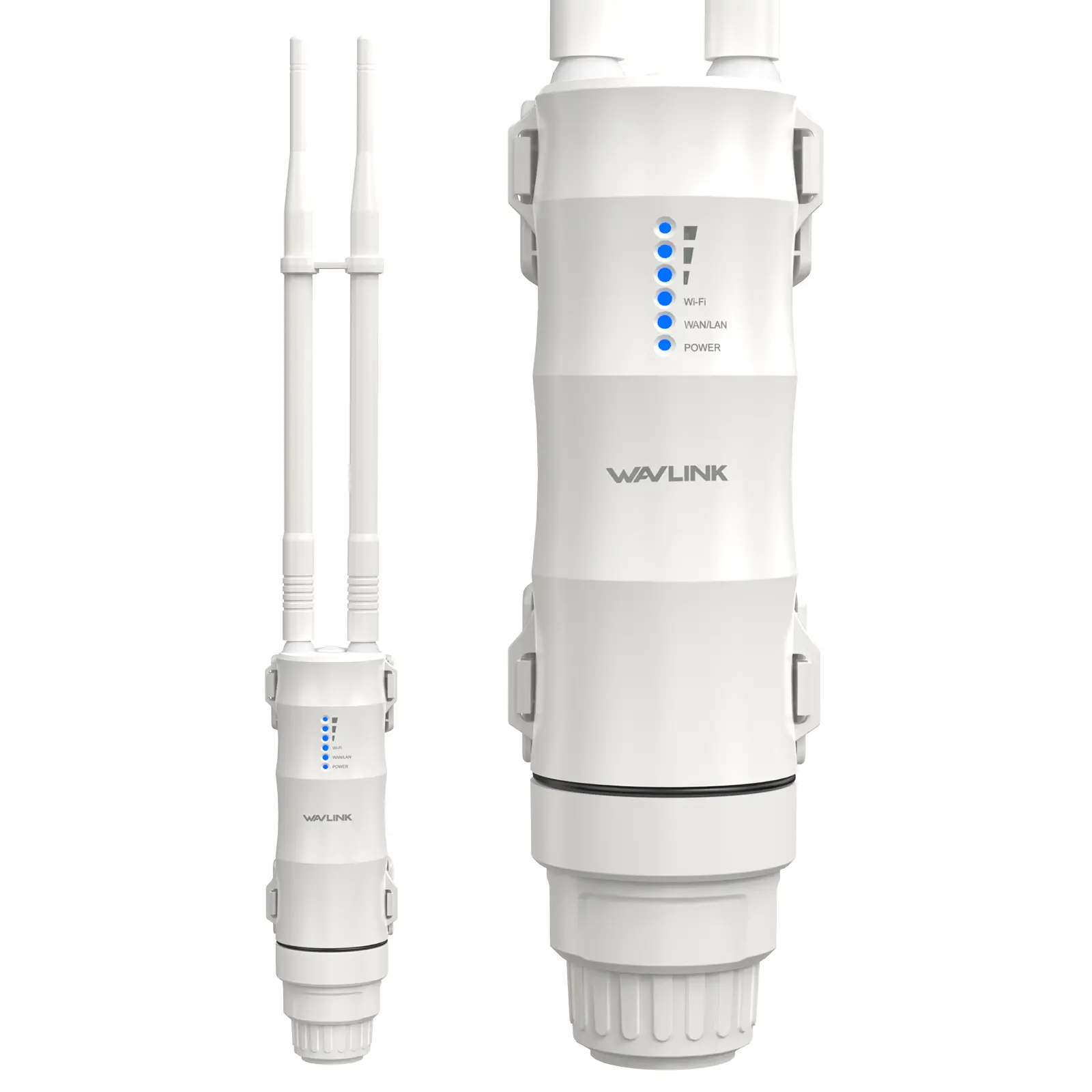 Wavlink AC600 7dBi Jalur Akses Omni-directional Luar Ruangan Daya Tinggi / CPE / Repeater / WISP 2.4GHz 150Mbps + 5GHz 433Mbps, Model PoE Pasif