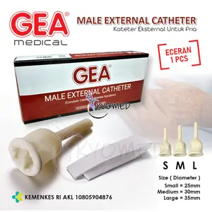 1 Pcs External Male Catheter GEA Onehealth - Kateter Urin Pria [ Kyomed ]