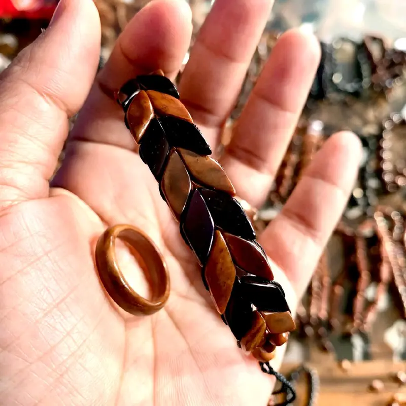 Gelang Kokka kayu padi gandum gelang kaukah santri gelang viral Bracelets Elegan 3