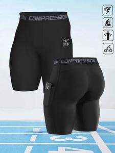 Shorts de gimnasio para hombre de secado rápido, ideales para ciclismo y correr, con tela transpirable y bolsillos laterales, cómodos para cualquier entrenamiento en el gimnasio