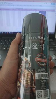 Product Review of Pilok Pilox Cat Semprot Samurai Paint Black / Hitam Mengkilap 400ml (109) from u**6 0