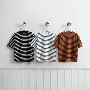 KAOS STRIPE ANAK OVERSIZE VOL 01 - SALUR KECIL - KAOS SALUR ANAK - kaos anak laki - laki dan Perempuan