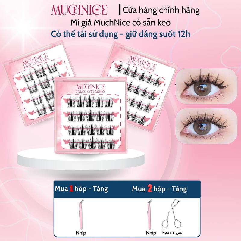 [Mua 2 Tặng 1] Hộp Mini Mi giả MuchNice tự dính không cần keo dễ gắn, tái sử dụng nhiều lần
