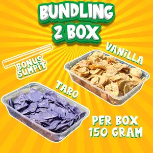 Bundling 2 Box Hazelnut & Tiramisu Per Box 150 Gram Bonus Sumpit