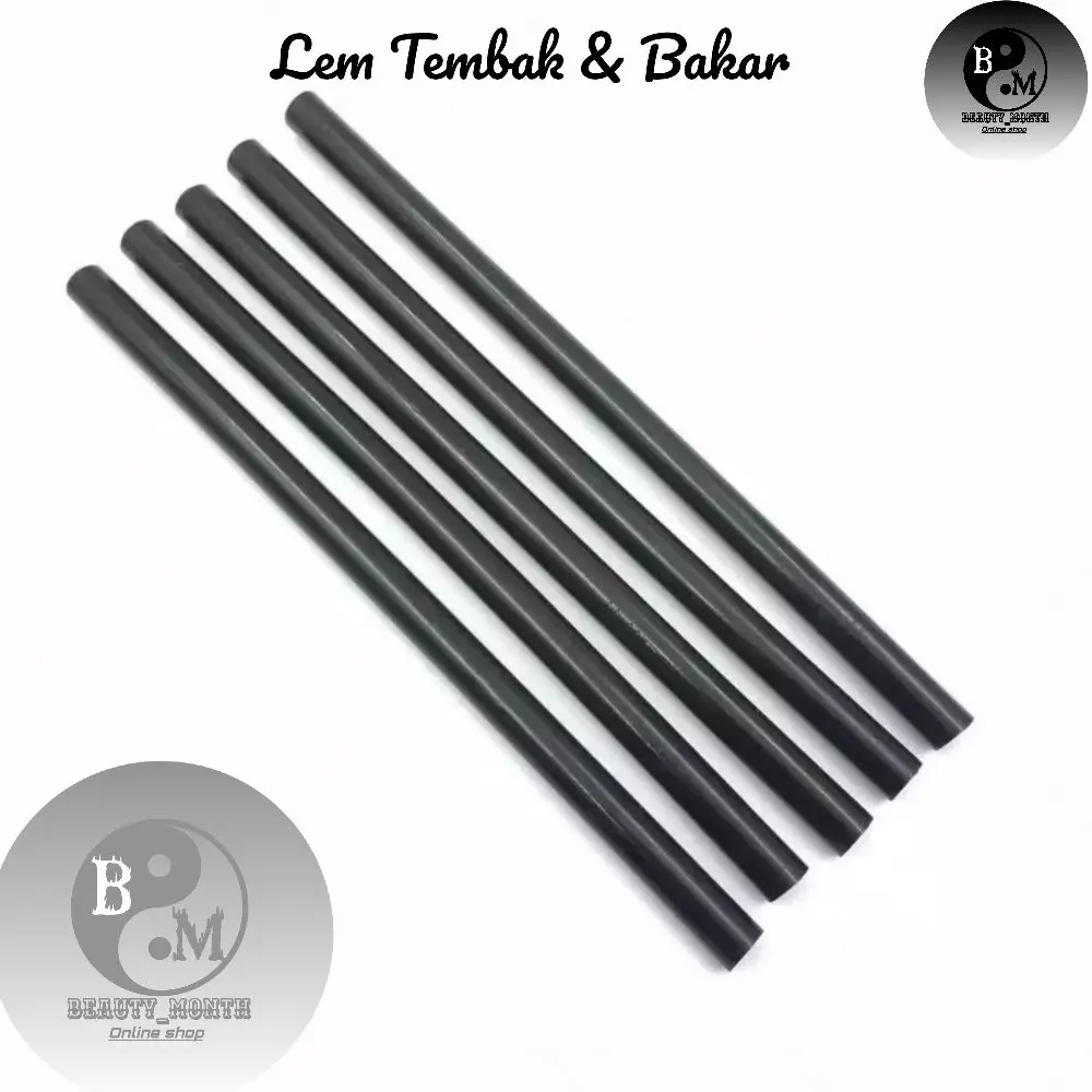 Lem Tembak & Bakar German (isi 5pcs)hitam kuat tahan lama