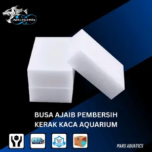 Spon Ajaib Pembersih Kaca Kerak Aquarium Lumut Jamur Aquascape Busa Ajaib Pembersih Kerak Aquarium Spons Ajaib Pembersih Serba Guna
