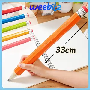 33 CM Pensil Jumbo Besar Mainan Pencil Pensil Jumbo Hiasan Photo Kado Alat Tulis Anak-anak