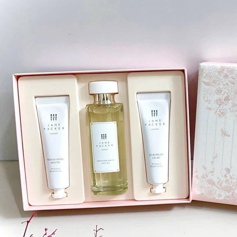 Nước hoa Jane Packer Ocean Song Mauve Eau de Fleur – 75ml tặng kèm 2 tuýp kem tay 30ml * 2
