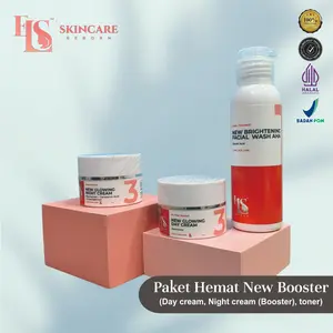 LS Skincare Paket Hemat isi 3 Booster Facial Wash