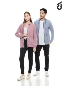 FUB V3 Jaket Zipper Knitt Korean Style High Quality Unisex Knit wear