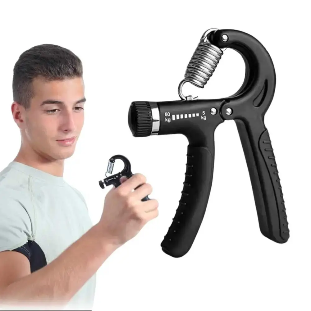 LINNINI Penguat Genggaman Tangan Hand Grip Olahraga 5-60 kg Pelatih Jari Kekuatan Lengan Portable untuk Latihan di Rumah & Outdoor dengan Resistensi Fleksibel dan Desain Ergonomis Otot