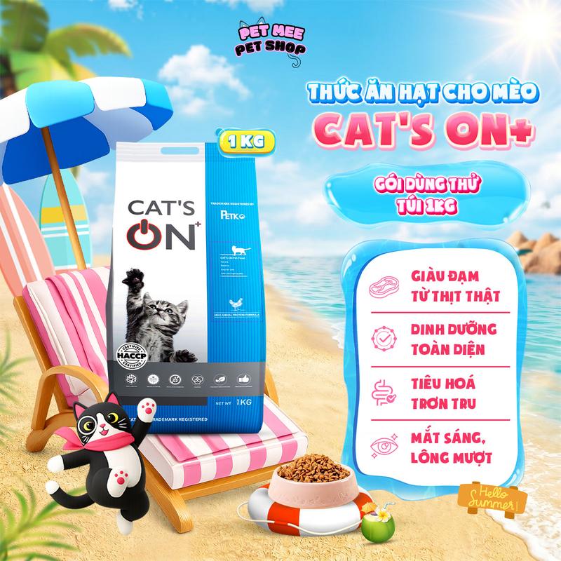 Thức Ăn Hạt Cho Mèo CAT'S ON+ Công Thức Cải Tiến, Tăng Cường Mùi Vị Cho Mèo