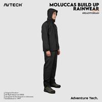Gambar AVTECH - Jas Hujan Pria Wanita Raincoat Rainwear Mantel Outdoor Motor Waterproof Build Up - MOLUCCAS - Hitam, L dari Avtech Adventure Technology Kota Administrasi Jakarta Timur 5 Tokopedia