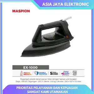 MASPION Setrika EX-1000 Automatic Iron Exclusive