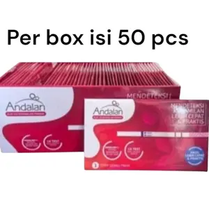 exp juli 2026 test pack andalan per box isi 50 pcs