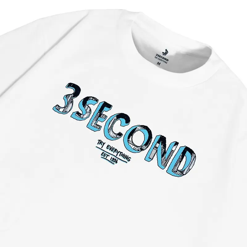 3Second Kaos Pria Lengan Pendek Katun Regular Fit OL-C300424 Tshirt 4