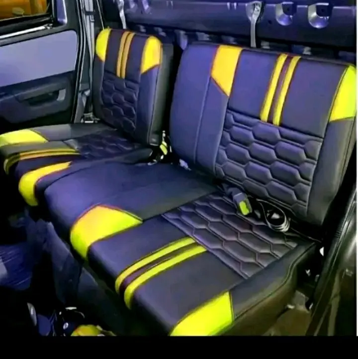 sarung jok cover jok mobil grandmax pickup ful busa nyaman di pakai desain simpel dan elega Car kendaraan mudah di pasang