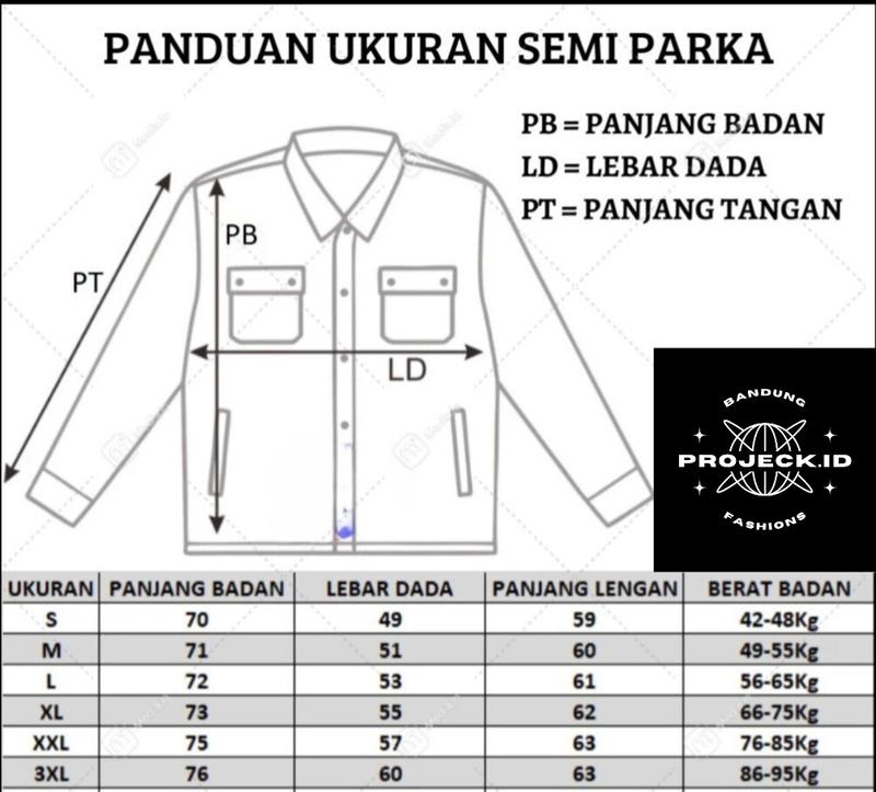 Product Introduction of Kemeja Trucker Semi Parka Pria Cassual Premium Ready Ukuran S-XXXL 0