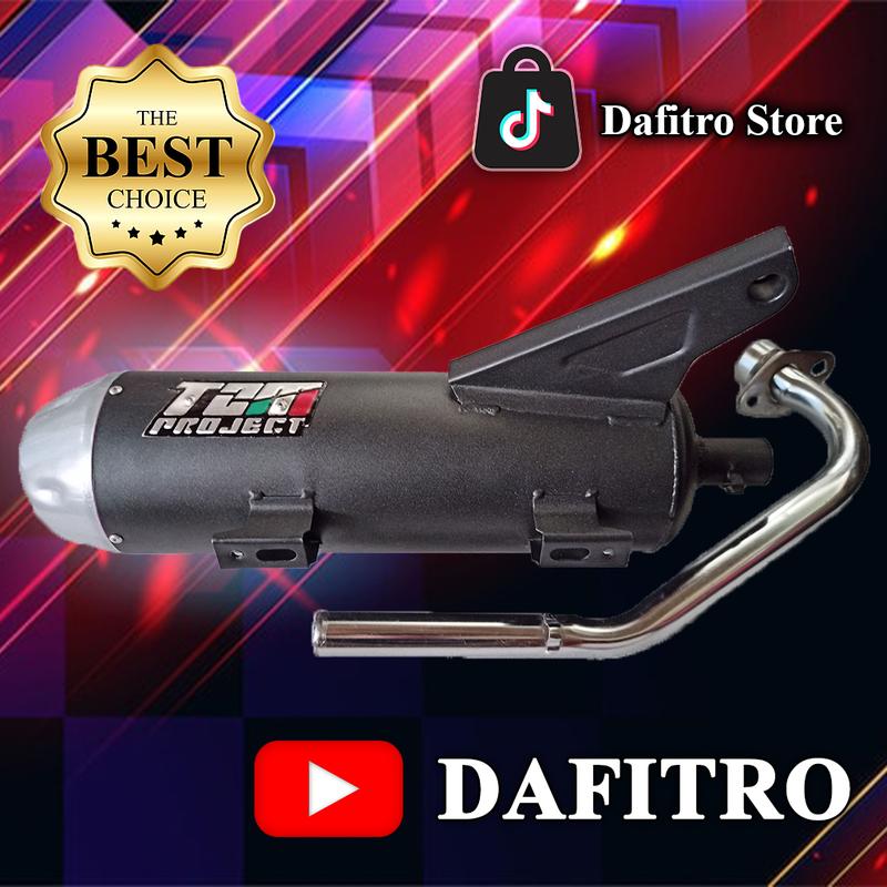 Product Introduction of Knalpot copy TZM Project Bass Adem Beat Scoopy Vario Mio Pcx Aerox Nmax Fullset Inlet 26-28 Saringan Full Motorcycle Besi Karbu Racing Sporty Mesin Sepeda shijiro 60