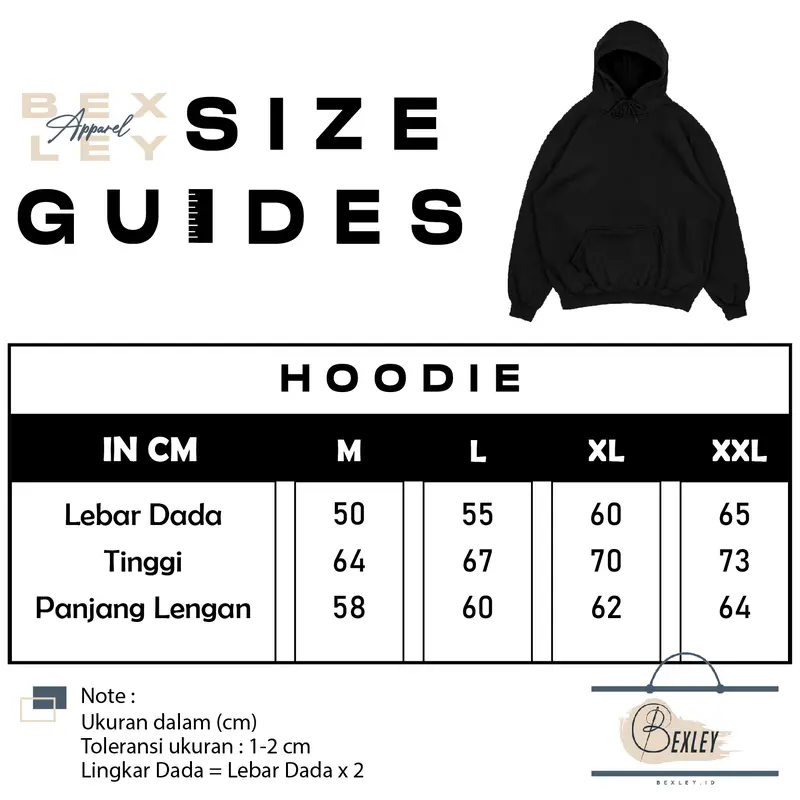 BEXLEY Hoodie Jumper Love Your Self First  Size M-XXL ( Pria & Wanita ) 7