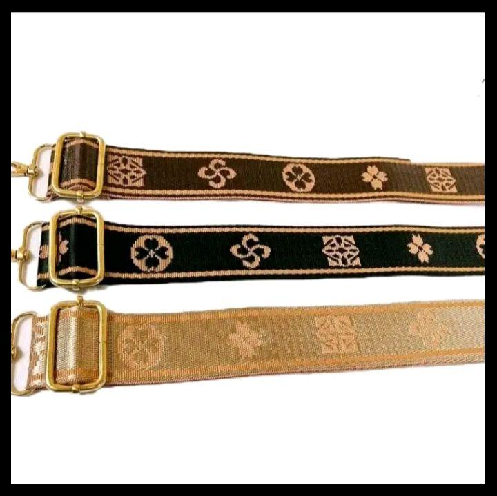 Tali Tas Wanita Poliester Tebal Import Model Terbaru Pengganti Tali Rusak Panjang 120 cm Lebar 4 cm AAC  GOLD