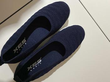 Product Review of XES Ladies BSLCBT04 Casual Slip On Sneakers (Pink, Navy) from ش**ش 3
