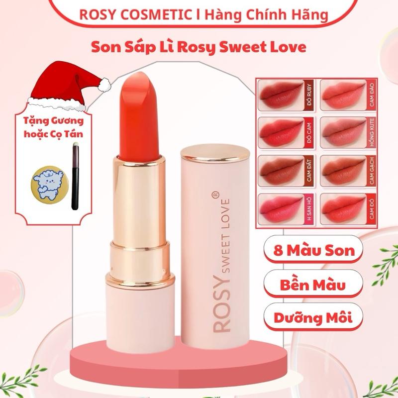  Son sáp Rosy Không Chì lên màu chuẩn son sáp lì   TẶNG KÈM QUÀ    Women Nữ Son Môi Mỹ Phẩm Cosmetic Trang Điểm son  sáp 