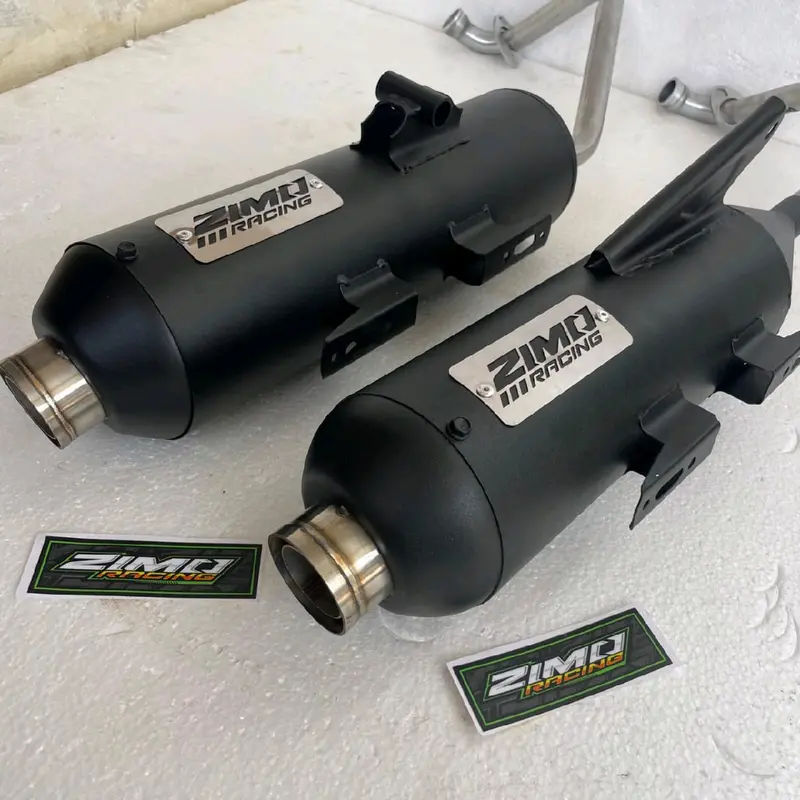 Knalpot Copy cms moncong Sijiro original ZIMO RACING cocok untuk all matic Beat Scoopy Vario new vario led old Nmax Aerox Pcx Mio Genio Fazio Lexi Motorcycle 0