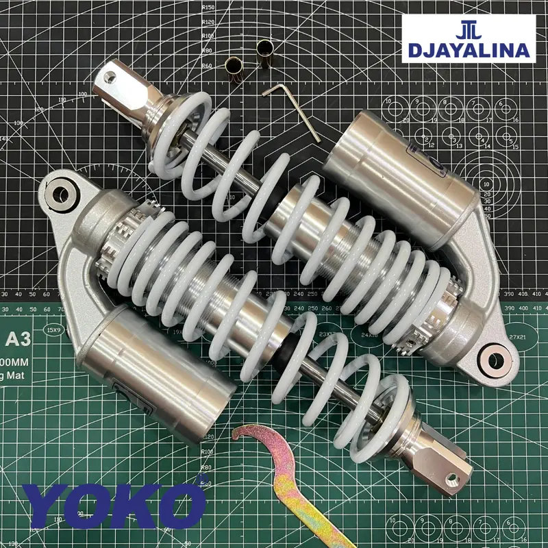 (TERLARIS) YOKO SAMURAI ( JLT 197 ) Nmax Aerox PCX - Shockbreaker Untuk motor Aerox Nmax PCX Skywave Nouvo / Shock breaker belakang tabung fungsi - Sok 280mm 310mm 335mm 280 310 305  335 mm7 8