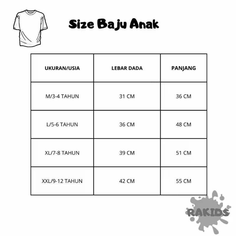 Product Introduction of (BISA COD) Kaos Atasan Anak Motif Jumbo Movie Animasi Jumbo Baju Kartun Jumbo Viral 2025 T-shirt Pakaian Fashion Anak untuk Laki-laki dan Perempuan Usia 3-12 Tahun/ Free Nama Distro 0