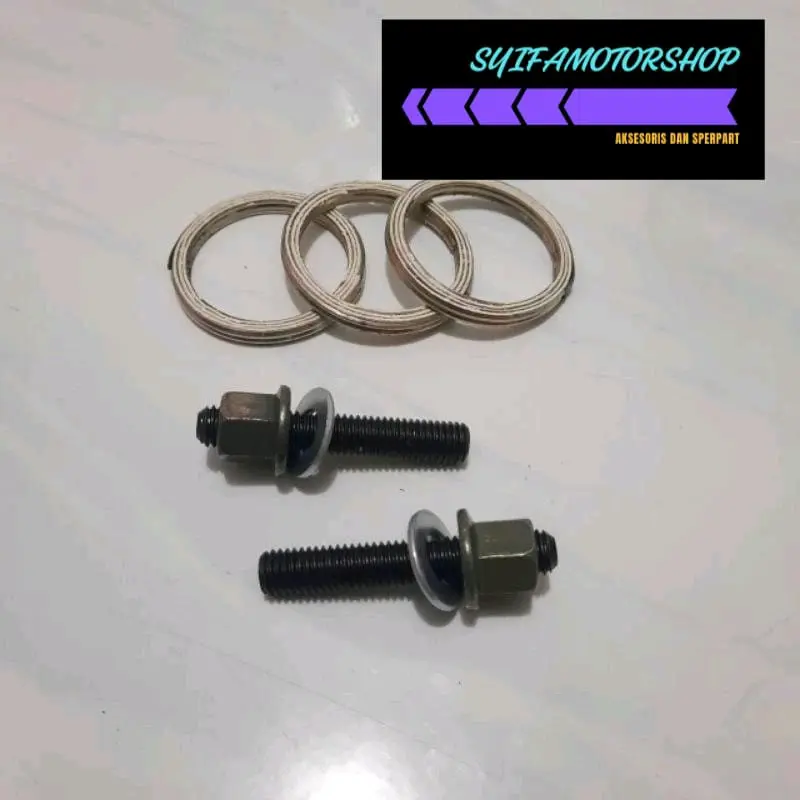 (PROMO) BAUT TANAM KNALPOT SATRIA FU PAKET PAKING KNALPOT SATRIA FU GASKET KNALPOT 0