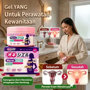 OK YEEL Warm Gel  Perut Hangat & Relaks Saat Haid  Membantu Meringankan Nyeri Haid • Cocok untuk Perawatan Tubuh, Leher, Ketiak & Kaki Gatal Selangkangan