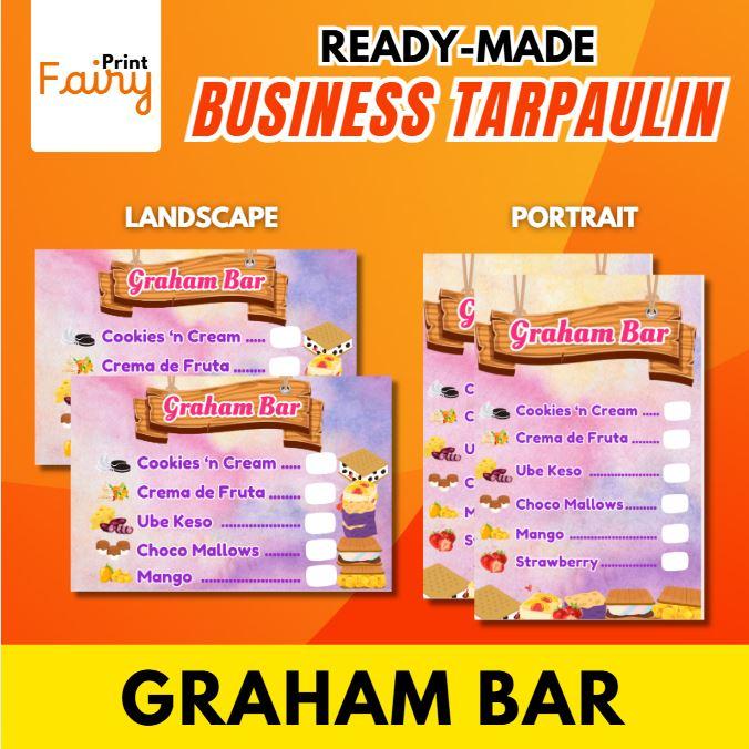 PRINTFAIRY TARPAULIN and LAMINATED A4 SIGN FOR GRAHAM BAR BUSINESS ...
