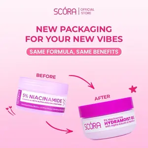 ￼Scora 5% Niacinamide Hydramoist Gel with Alpha Arbutin & Panthenol 45ml