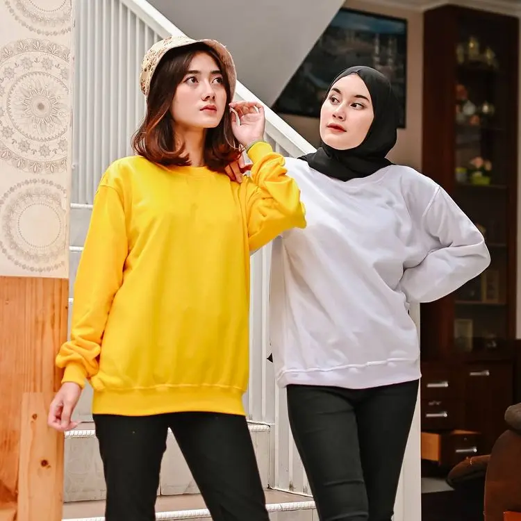 Sweater Polos Sweater Crewneck Polos Pria Wanita Size M - L - XL - XXL 4