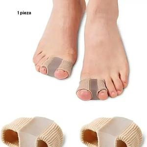 Separador de dedos para dedos superpuestos, almohadillas gel para dedos, corrector de juanetes, incluye 2 anillos para los pies, enderezador de dedos martillo para hombres y mujeres